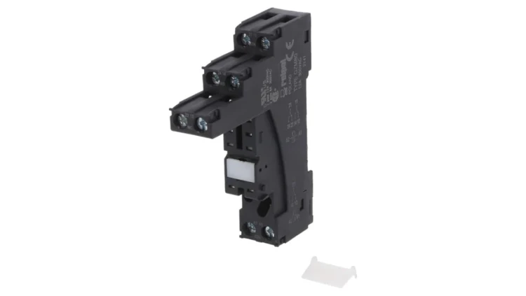 GZM80-BK Podstawka PIN: 8 12A 300VAC na panel,na szynę DIN -40...70C