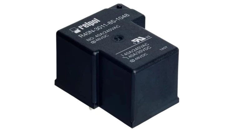 R40N3011851048 Przekaźnik: elektromagnetyczny SPDT Ucewki: 48VDC 40A R40N PCB