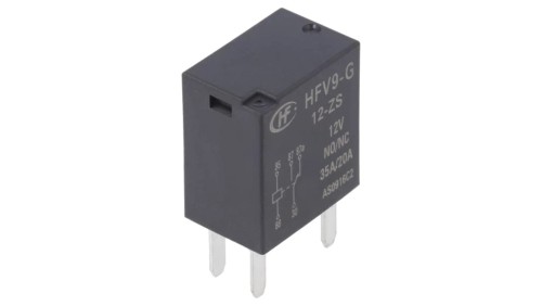 HFV9-G/12-ZS Przekaźnik elektromagnetyczny SPDT Ucewki: 12VDC 35A 124