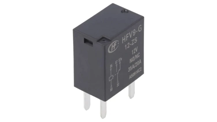 HFV9-G/12-ZS Przekaźnik elektromagnetyczny SPDT Ucewki: 12VDC 35A 124