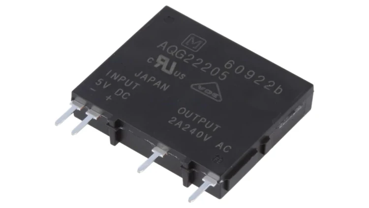 AQG22205 Przekaźnik półprzewodnikowy Uster: 4...6VDC 2A 75...264VAC