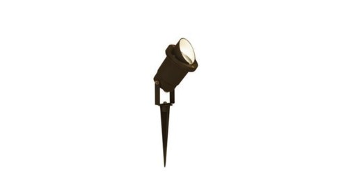 BUSH GRAFITOWY OPRAWA GRUNTOWA REFLEKTOR 1X GU10/ 35W IP65 ALUMINIUM LAKIEROWANE/ SZKŁO