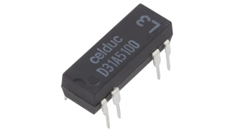 D31A5100 Przekaźnik kontaktronowy SPST-NO Ucewki: 12VDC 1A max.100VDC