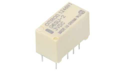 G6SU-2-3DC Przekaźnik: elektromagnetyczny DPDT Ucewki: 3VDC 0,5A/125VAC