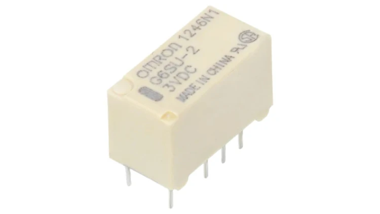 G6SU-2-3DC Przekaźnik: elektromagnetyczny DPDT Ucewki: 3VDC 0,5A/125VAC