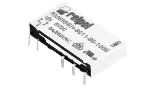 RM699H-P-05 Przekaźnik: elektromagnetyczny SPDT Ucewki: 5VDC 6A 6A/250VAC