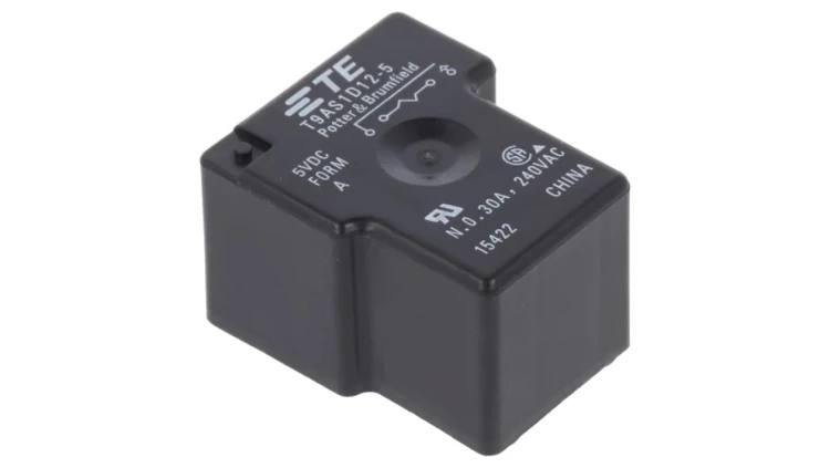 T9AS1D12-5 Przekaźnik: elektromagnetyczny SPST-NO Ucewki: 5VDC 30A T9A