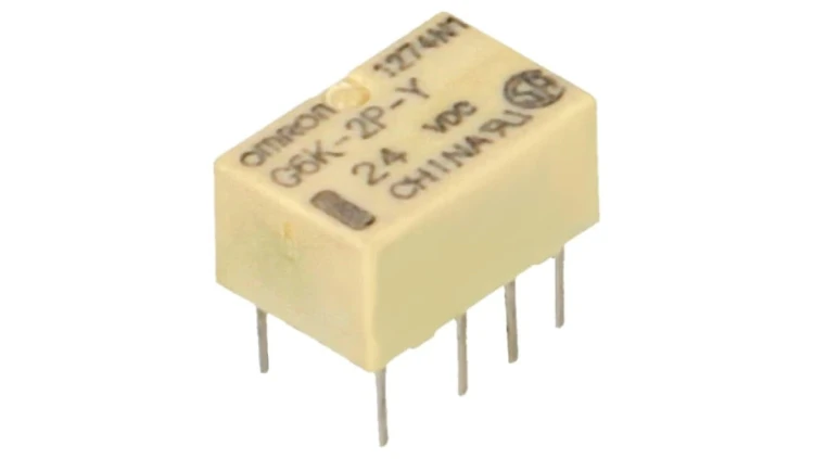 G6K-2P-Y-24DC Przekaźnik: elektromagnetyczny DPDT Ucewki: 24VDC 0,3A/125VAC