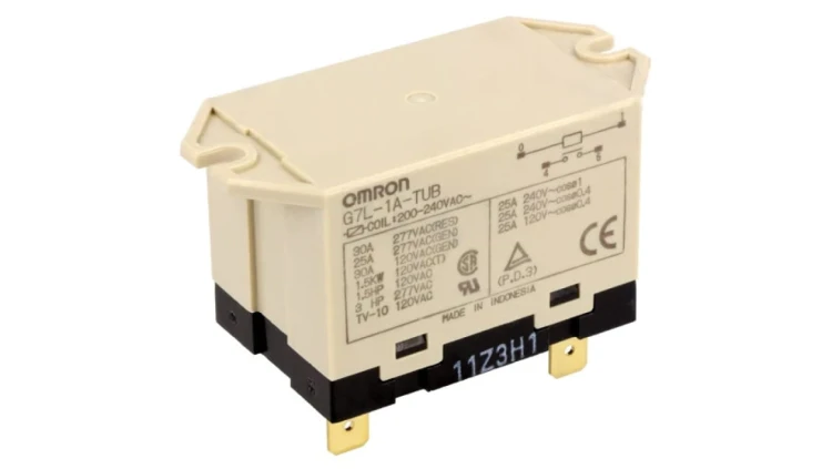G7L-1A-TUB-230AC Przekaźnik: elektromagnetyczny SPST-NO Ucewki: 230VAC G7L 50m