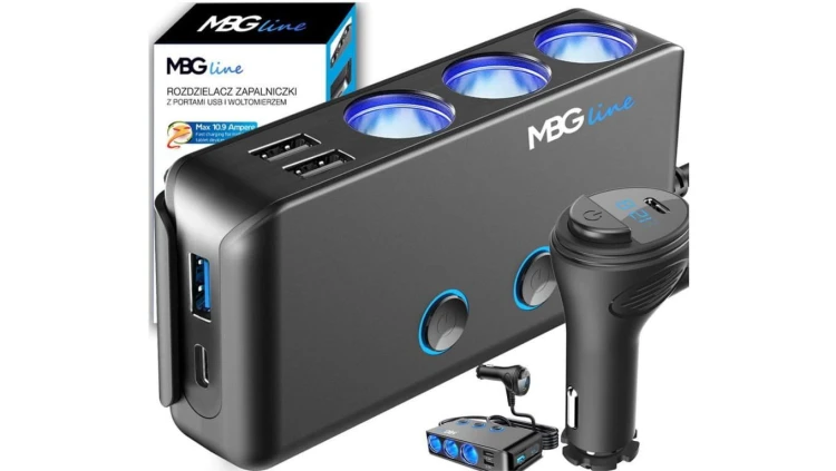 Rozdzielacz gniazda zapalniczki MBG Line HC67C