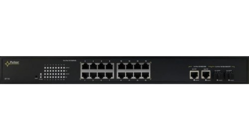SWITCH POE PULSAR SF116 16-PORTÓW (16xPoE + 2xUPLINK/2xSFP UPLINK)