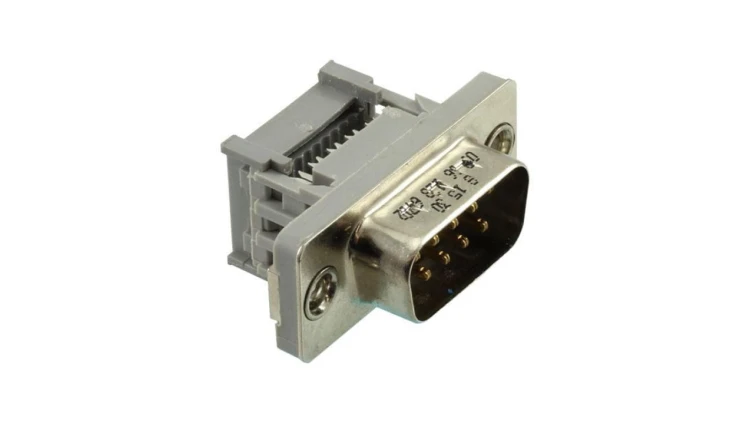 09661286702 D-Sub PIN: 9 wtyk męskie na taśmę IDC UNC 4-40 1,27mm