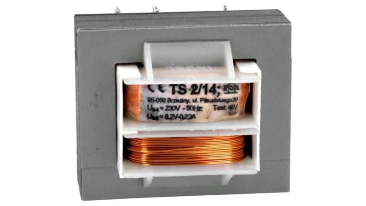 TS2/14 Transformator sieciowy 2VA 230VAC 8,2V 220mA
