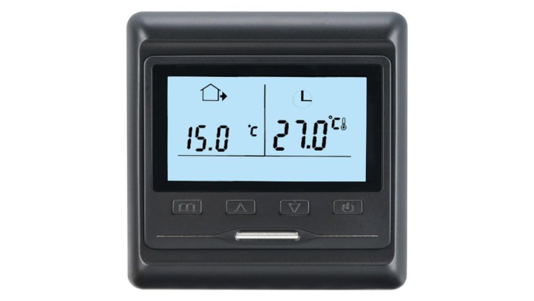 Termostat podłogowy regulator temperatury przewodowy z wyświetlaczem LCD IP20 HW800 GRAND MEYER