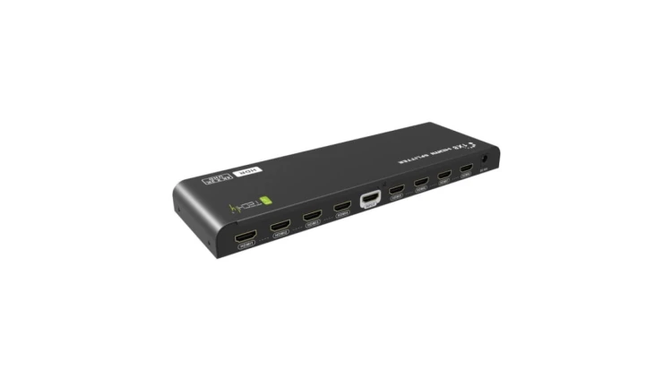 Rozdzielacz HDMI 2.0 4K 60Hz 1x8 aktywny HDR EDID IDATA HDMI2-4K8HDR