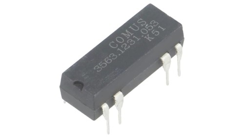 3563.1231.053 Przekaźnik kontaktronowy SPDT Ucewki: 5VDC 400mA max.100VDC