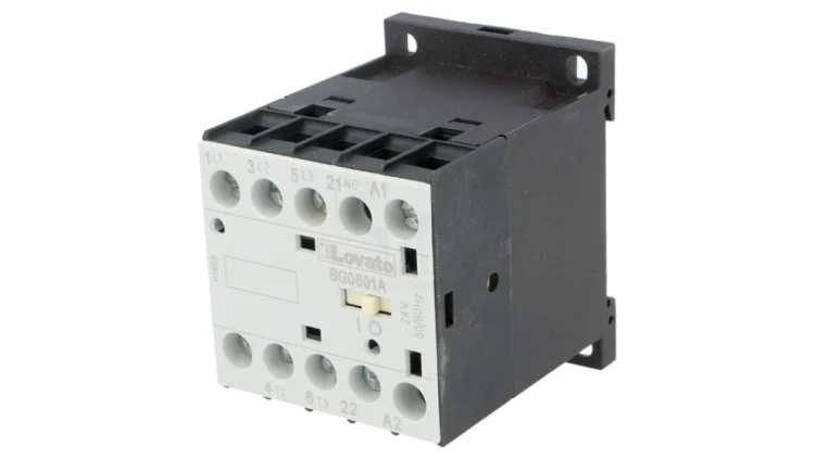 11BG0601A024 Stycznik 3-biegunowy NO x3 Styki pomocnicze NC 24VAC 6A