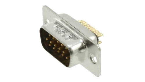 09561005604 D-Sub HD PIN: 15 wtyk męskie lutowanie Trwałość mech: 50cykli