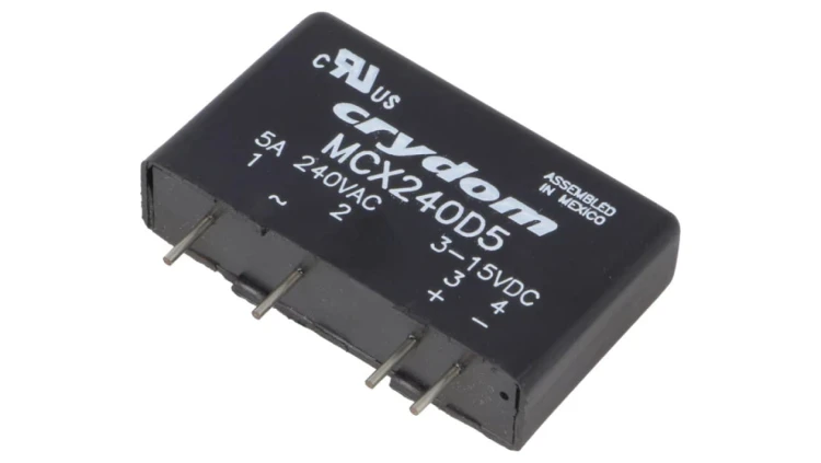 MCX240D5 Przekaźnik półprzewodnikowy Uster: 3...15VDC 5A 12...280VAC THT