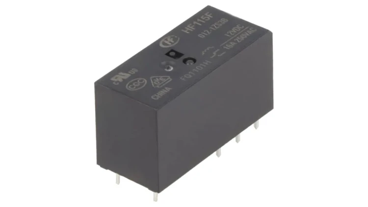HF115F/012-1ZS3B Przekaźnik elektromagnetyczny SPDT Ucewki: 12VDC 16A PCB