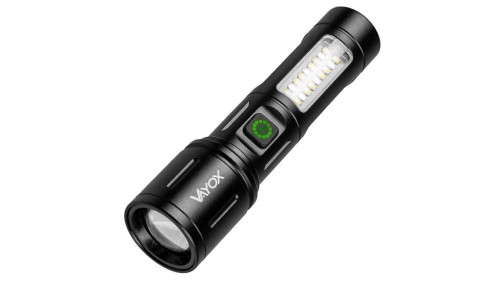 Latarka akumulatorowa taktyczna 260lm 5W LED + SMD VA0181 VAYOX