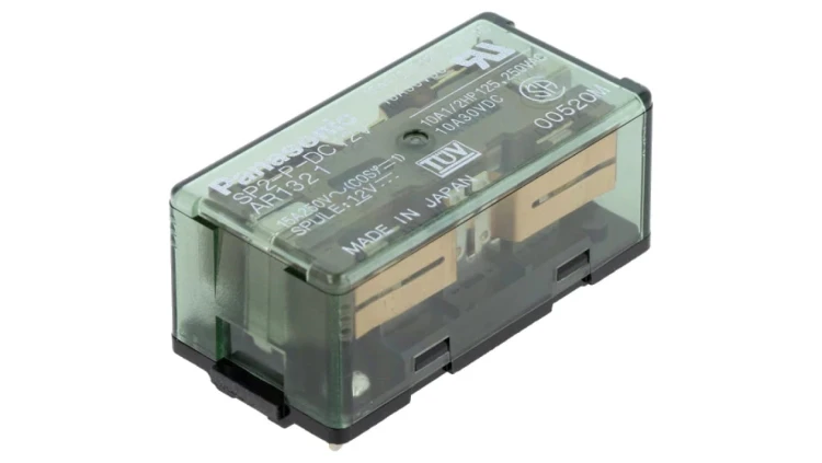 SP2-P-DC12V Przekaźnik elektromagnetyczny DPDT Ucewki: 12VDC 15A/250VAC