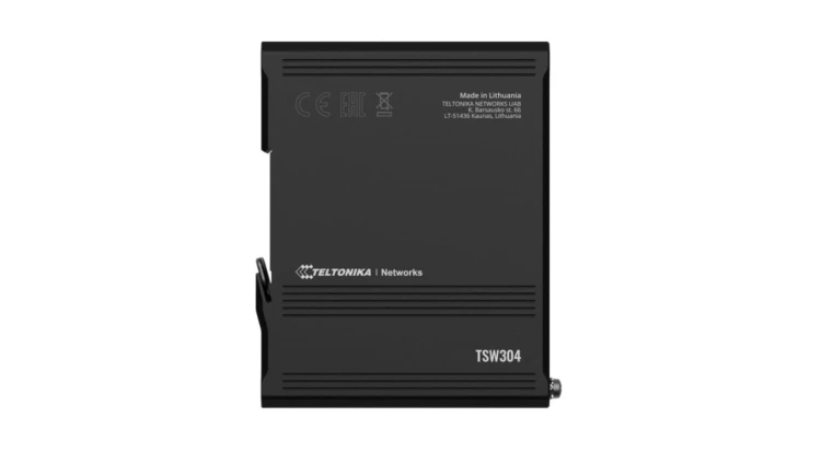 Switch niezarządzalny 4xLAN RJ45 z uchwytem na szynę DIN TSW304