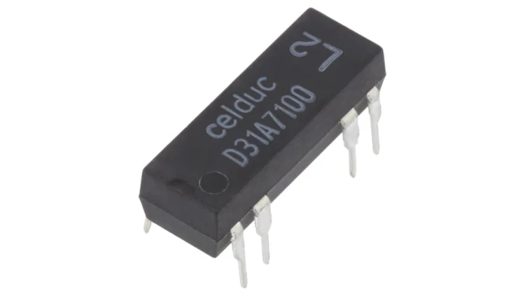 D31A7100 Przekaźnik kontaktronowy SPST-NO Ucewki: 24VDC 1A max.100VDC