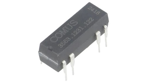 3563.1231.122 Przekaźnik kontaktronowy SPDT Ucewki: 12VDC 400mA max.100VDC