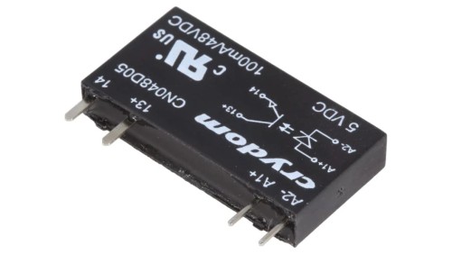 CN048D05 Przekaźnik półprzewodnikowy Uster: 3...12VDC 100mA 0...48VDC THT