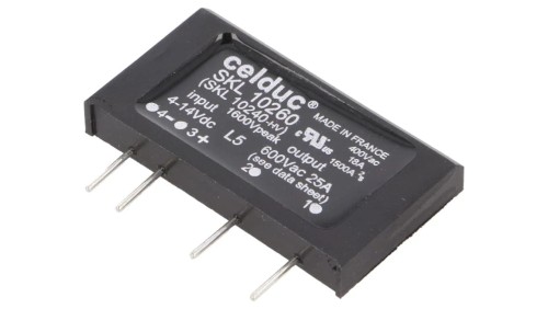 SKL10260 Przekaźnik półprzewodnikowy SPST-NO Uster: 4...14VDC 25A