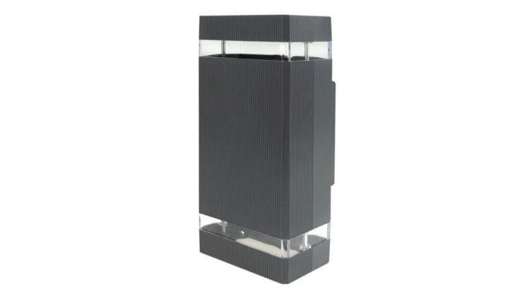 Oprawa elewacyjna plastik OE-6S 2xGU10 ANTRACYT