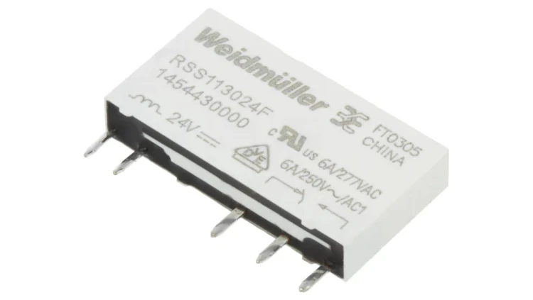 RSS113024F Przekaźnik elektromagnetyczny SPDT Ucewki: 24VDC 6A 6A/250VAC