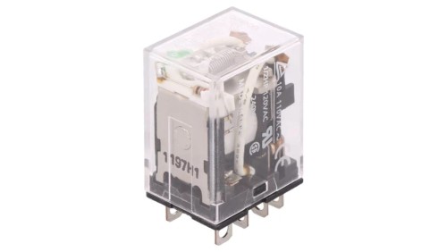 LY2N-48DC Przekaźnik: elektromagnetyczny DPDT Ucewki: 48VDC 10A/110VAC