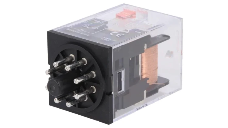 MKS2P-230AC Przekaźnik: elektromagnetyczny DPDT Ucewki: 230VAC 10A/250VAC