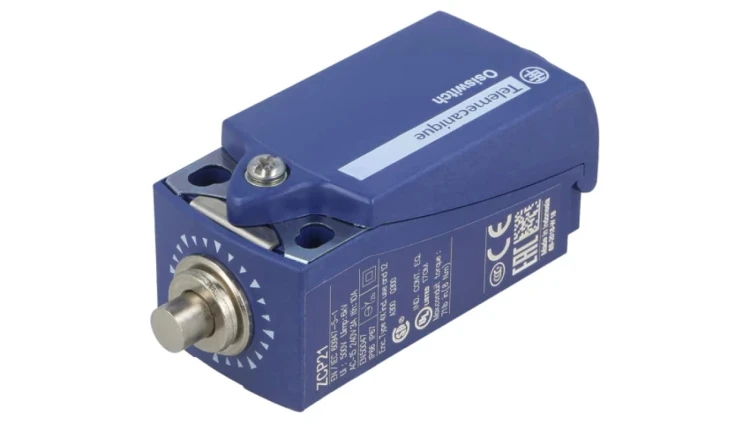 XCKP2110P16 Wyłącznik krańcowy trzpień Ø7mm NO + NC 10A max.240VAC IP67