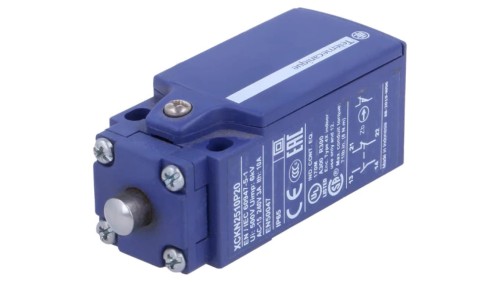 XCKN2510P20 Wyłącznik krańcowy trzpień Ø8mm NO + NC 10A max.240VAC IP65