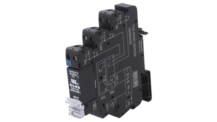 TOS-24VDC-24VDC5A Przekaźnik interfejsowy SPST-NO Uster: 19,2...28,8VDC 5A