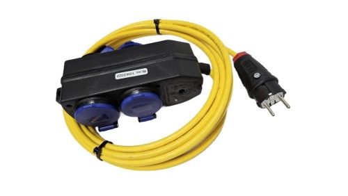 EXTREME Przedłużacz 3x1,5 PUR H07BQ-F 10m 4-fach 1323710