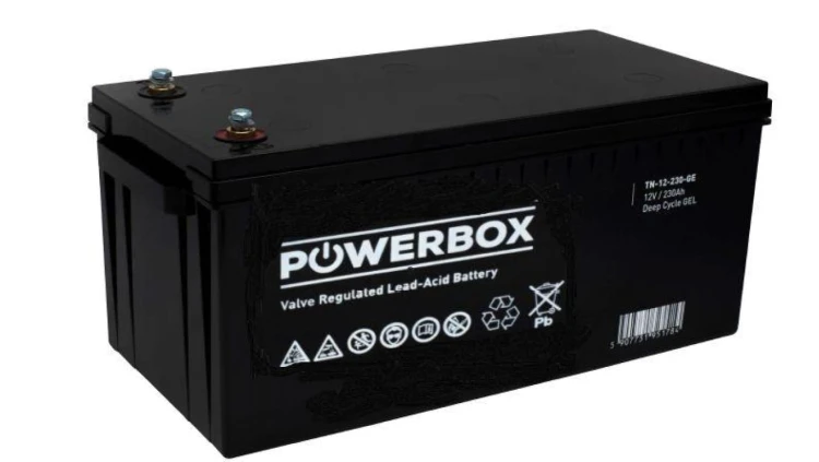 Akumulator AGM bezobsługowy do kas fiskalnych, central telefonicznych Powerbox 12V 220Ah