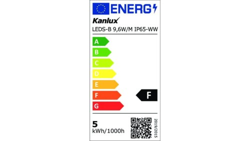 Taśma LED 12V LEDS-B 9,6W/M IP65-WW 1000lm/m 3000K IP65 FPC rolka 5mb 24536