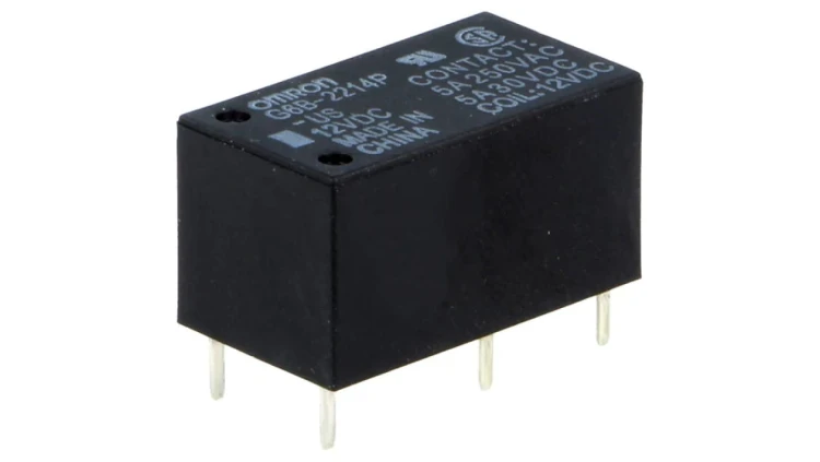 G6B-2214P-US-12DC Przekaźnik: elektromagnetyczny DPST-NO Ucewki: 12VDC 5A/250VAC