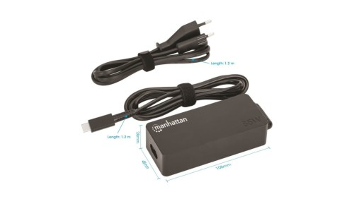Zasilacz do laptopa 65W/3.25A 5-20V USB-C 102490