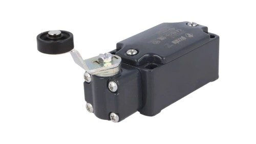 FD551 Wyłącznik krańcowy dźwignia R 40mm, rolka z tworzywa Ø20mm