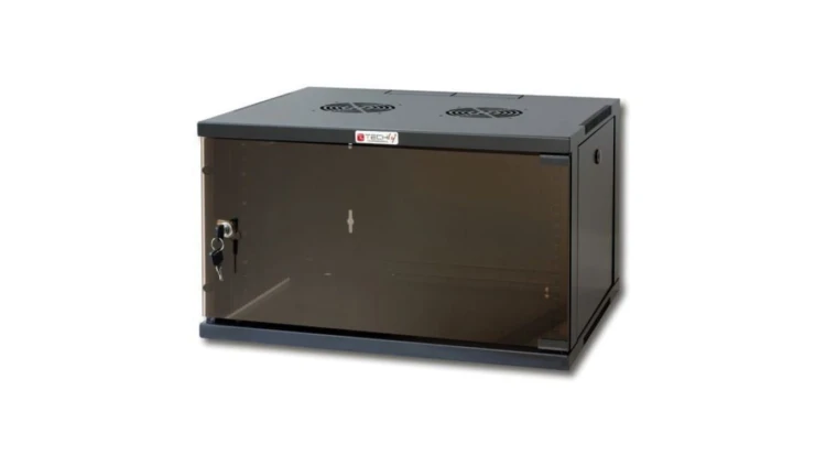 Szafa wisząca 19 cali Rack 9U 540x600mm czarna I-CASE ER-1009B60