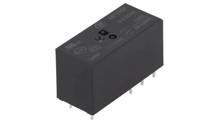 HF115F/012-2Z4BF Przekaźnik elektromagnetyczny DPDT Ucewki: 12VDC 8A 8A/250VAC