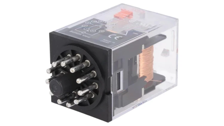 MKS3P-5-24AC Przekaźnik: elektromagnetyczny 3PDT Ucewki: 24VAC 10A/250VAC
