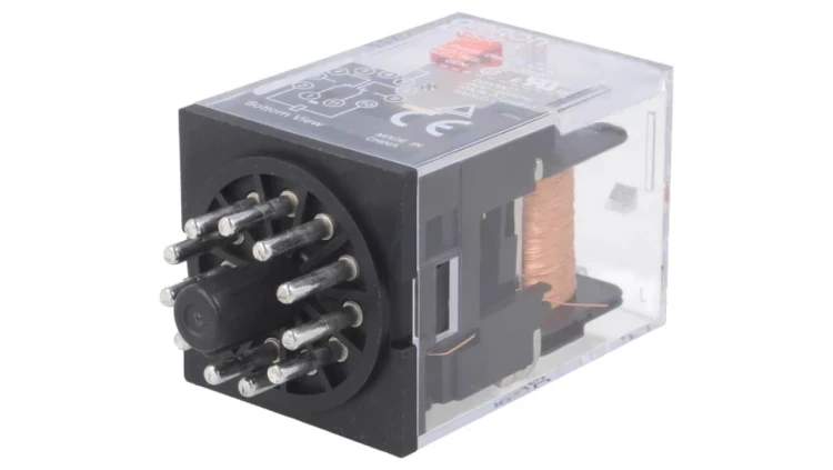 MKS3P-5-24DC Przekaźnik: elektromagnetyczny 3PDT Ucewki: 24VDC 10A/250VAC