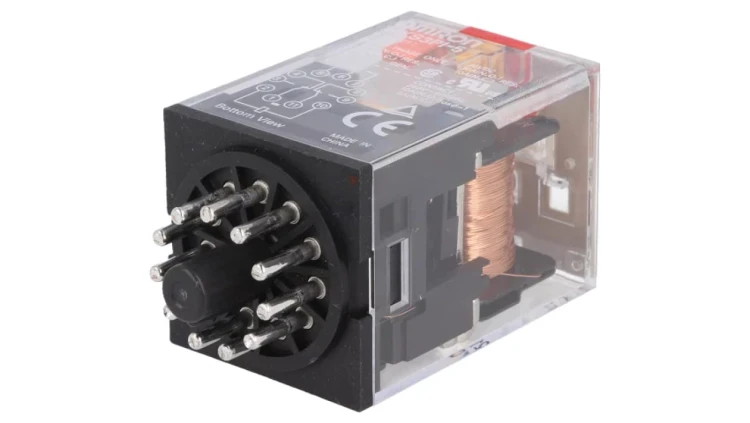 MKS3PI-5-24AC Przekaźnik: elektromagnetyczny 3PDT Ucewki: 24VAC 10A/250VAC