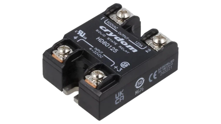 HD60125 Przekaźnik półprzewodnikowy Uster: 4...32VDC 125A 48...660VAC